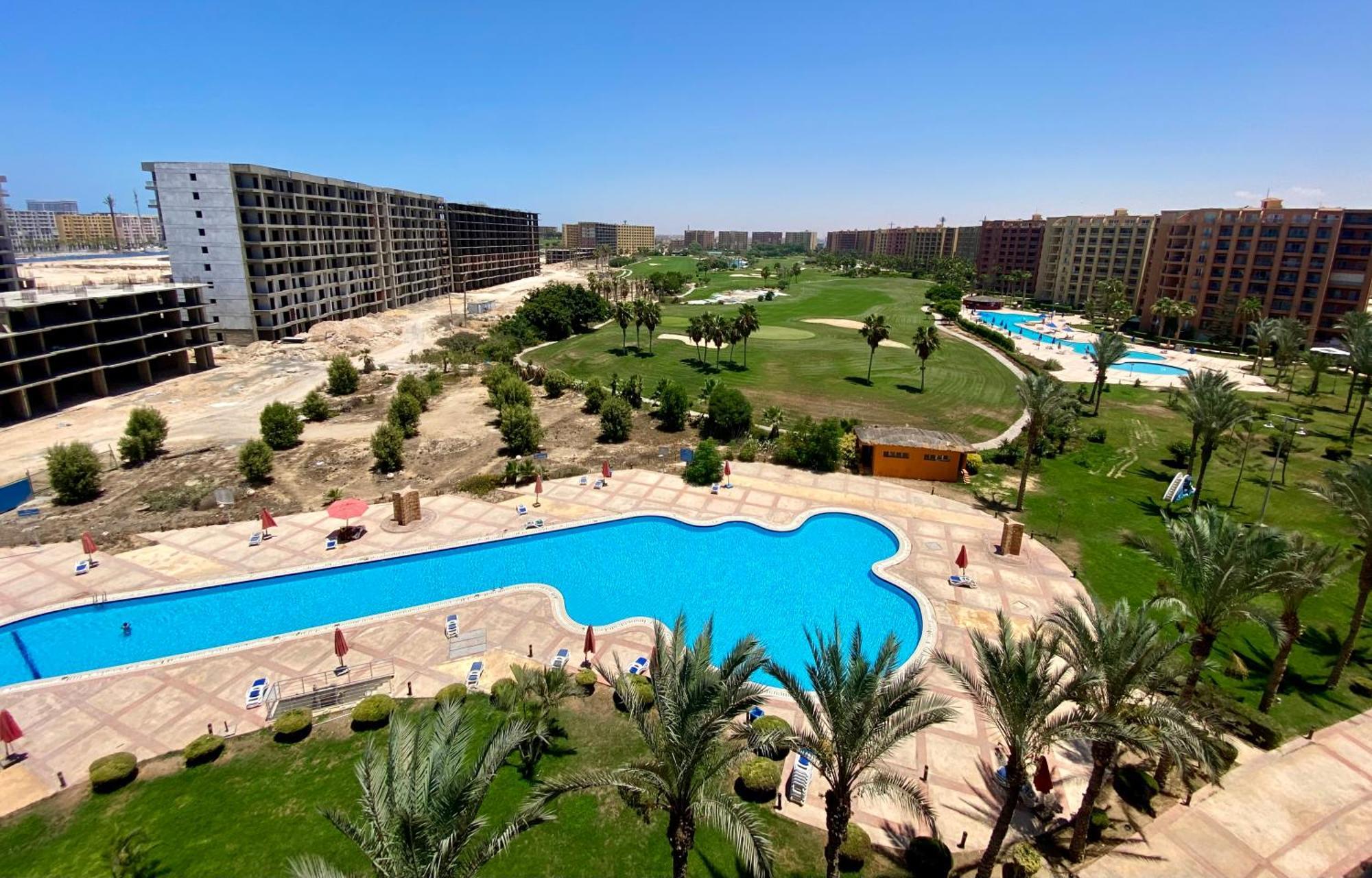 Porto Golf Marina Aqua Park & Beach Access By Best Of Bedz El Alamein Exteriér fotografie